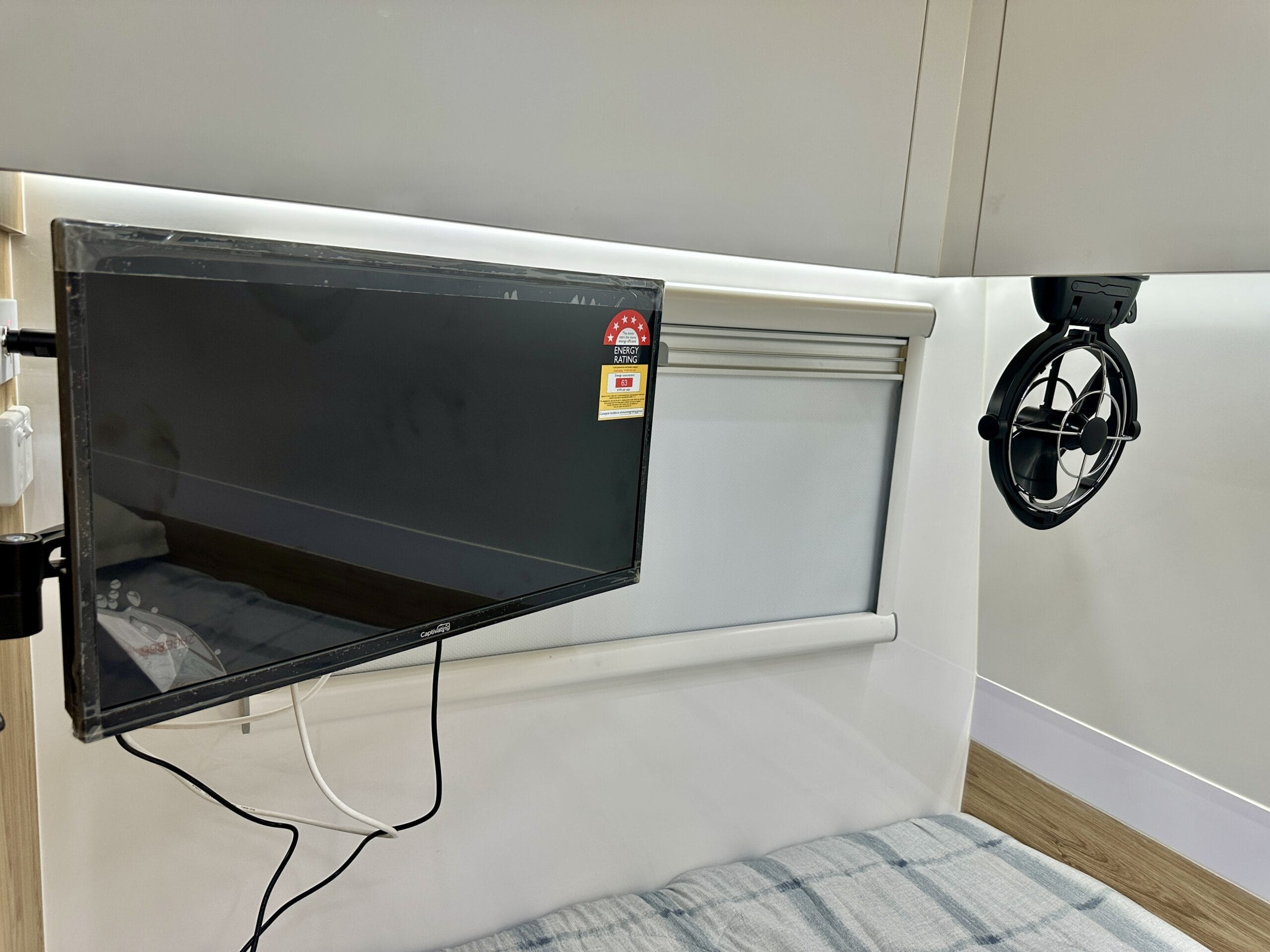 Interior of Fantasy Caravan Nano 16F
