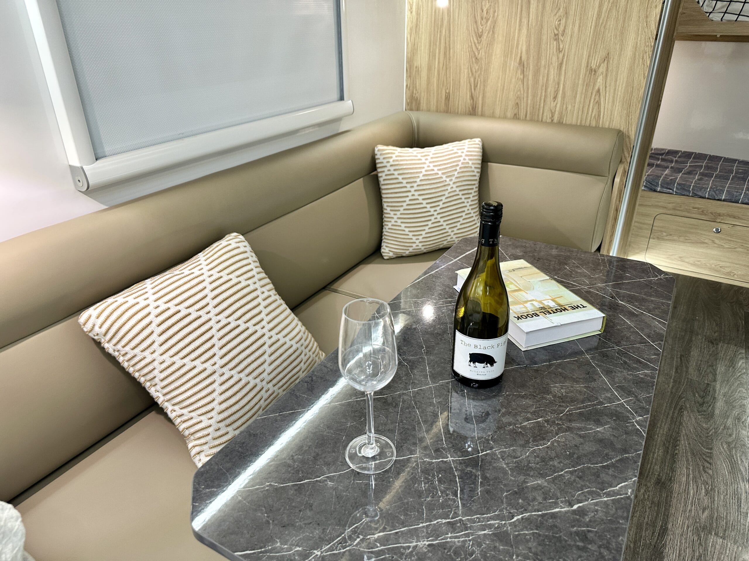 Interior of Fantasy Caravan Nano 16F
