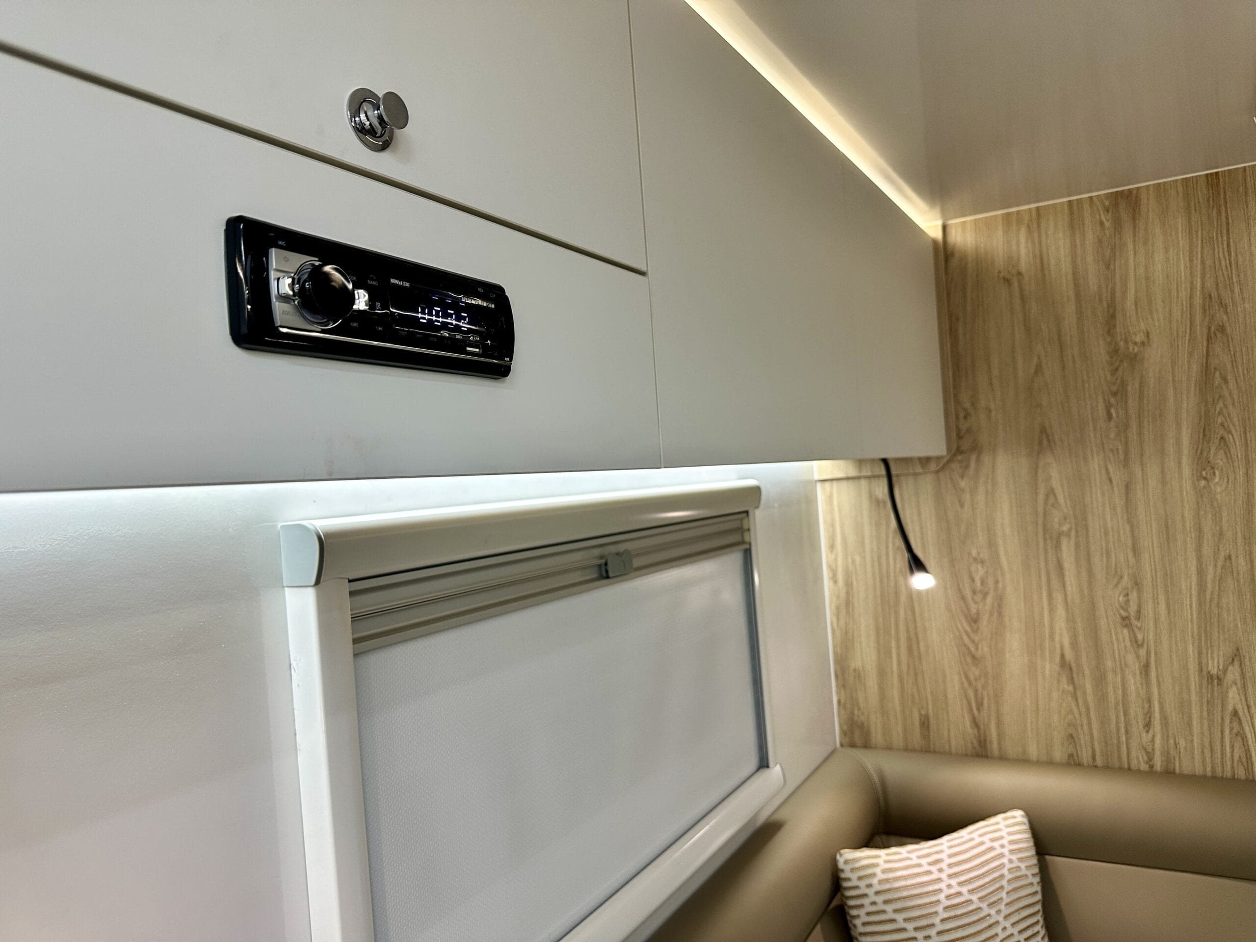 Interior of Fantasy Caravan Nano 16F