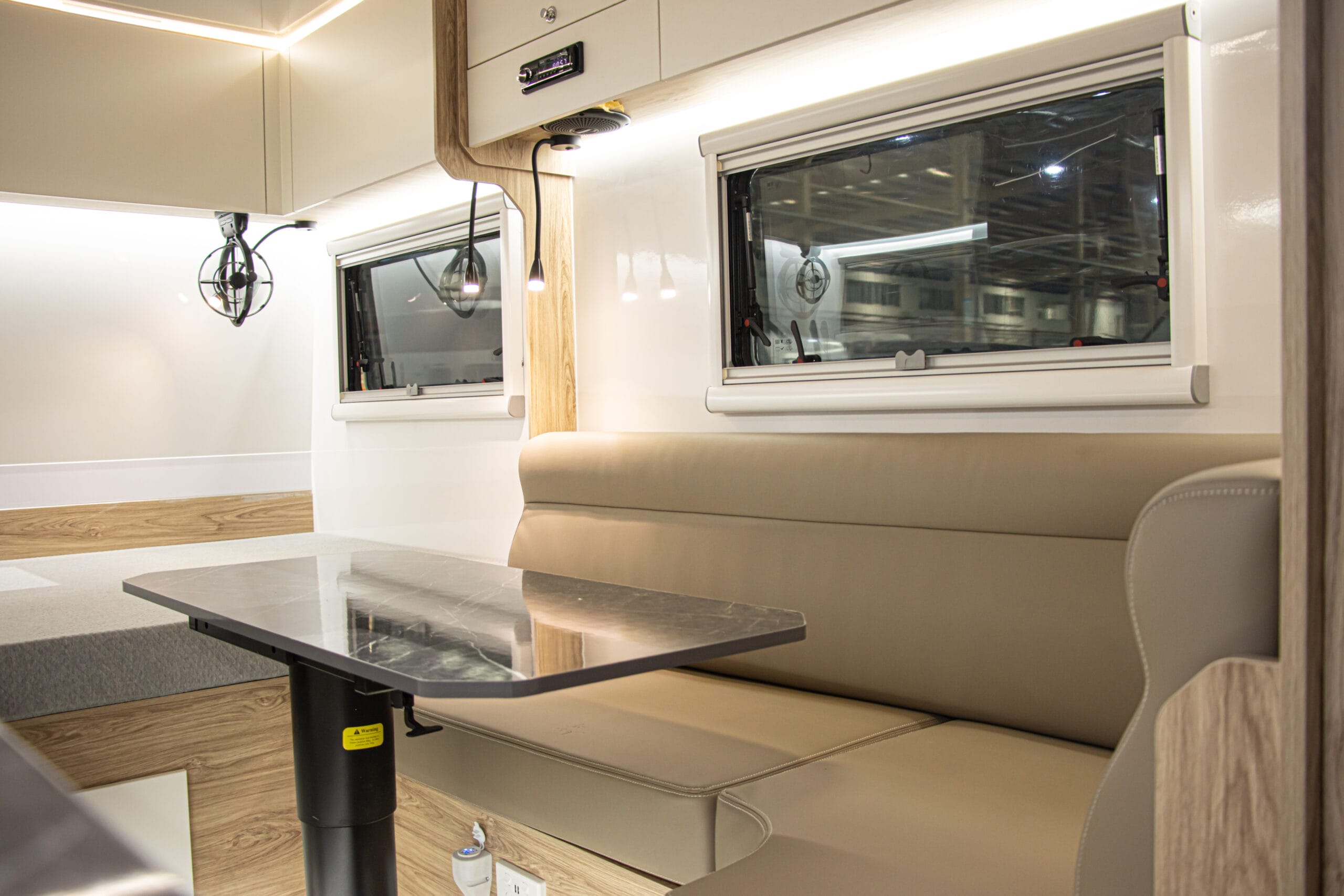 Interior of Fantasy Caravan Nano 16F