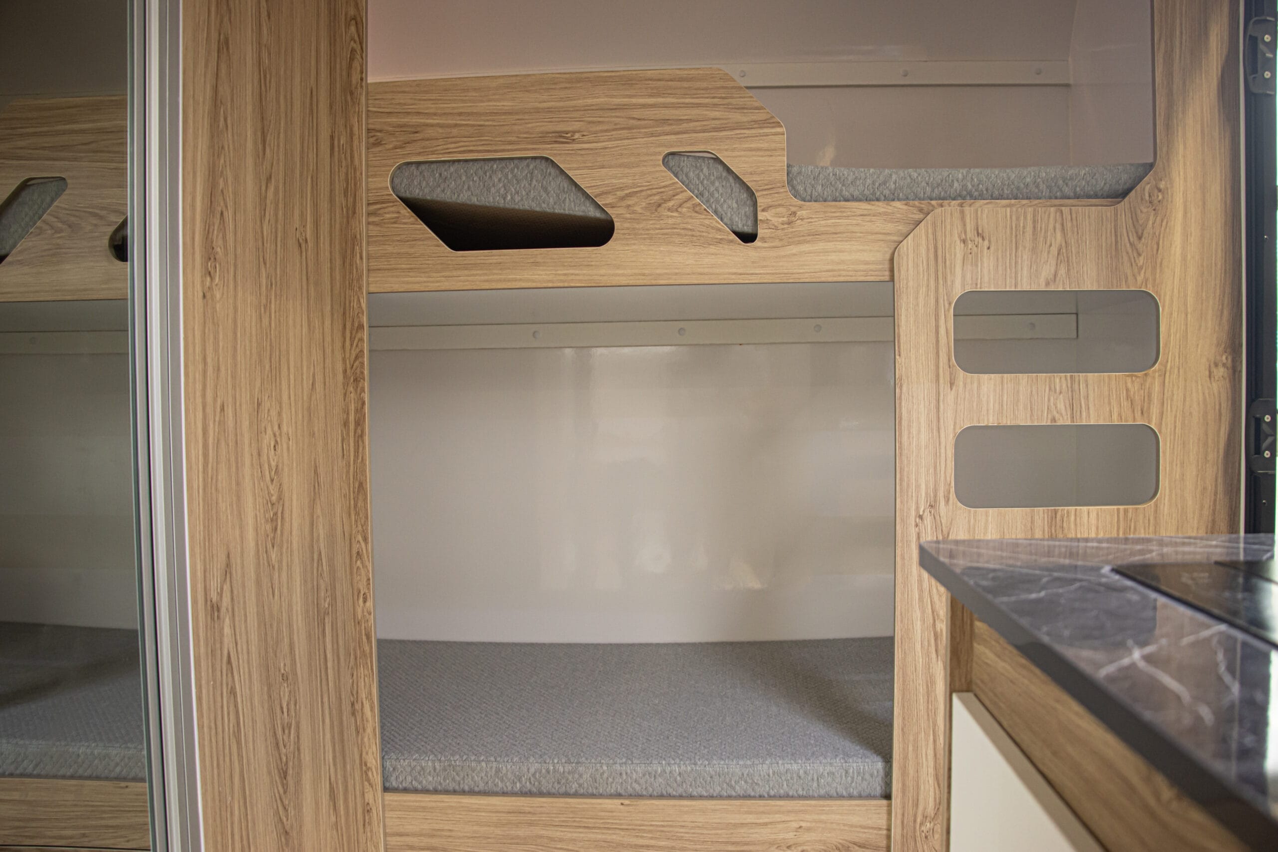 Interior of Fantasy Caravan Nano 16F
