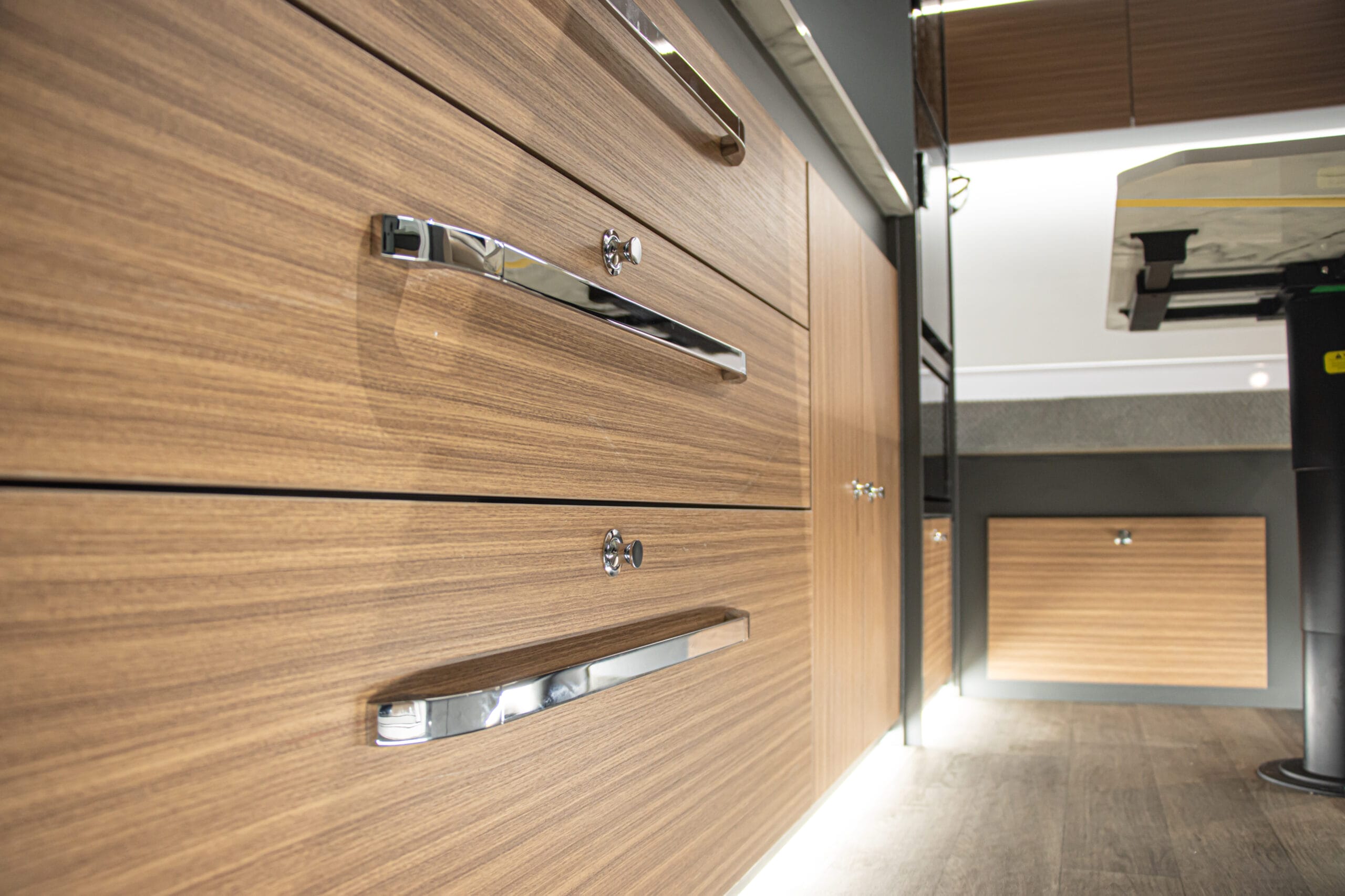 Interior of Fantasy Caravan Nano 16F