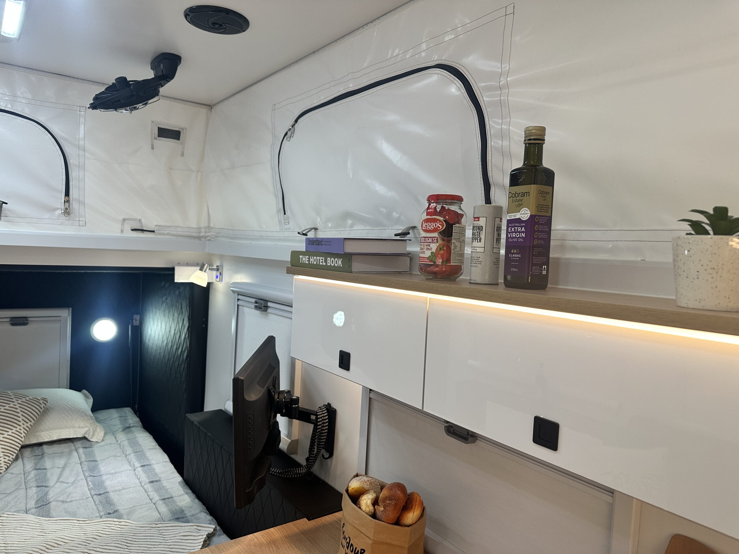 Interior of Fantasy Caravan FD-13A