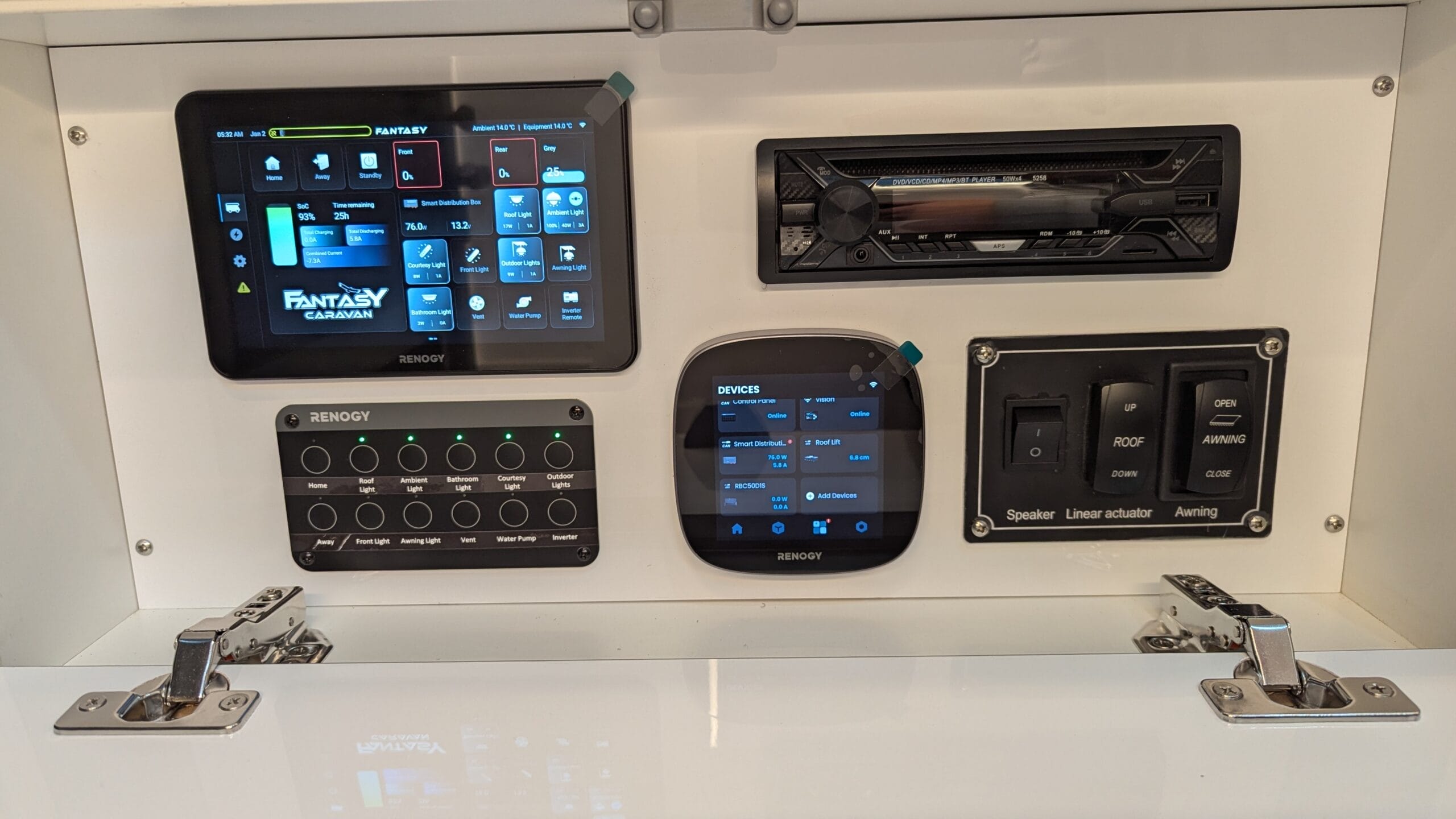 Interior of Fantasy Caravan FD-13A