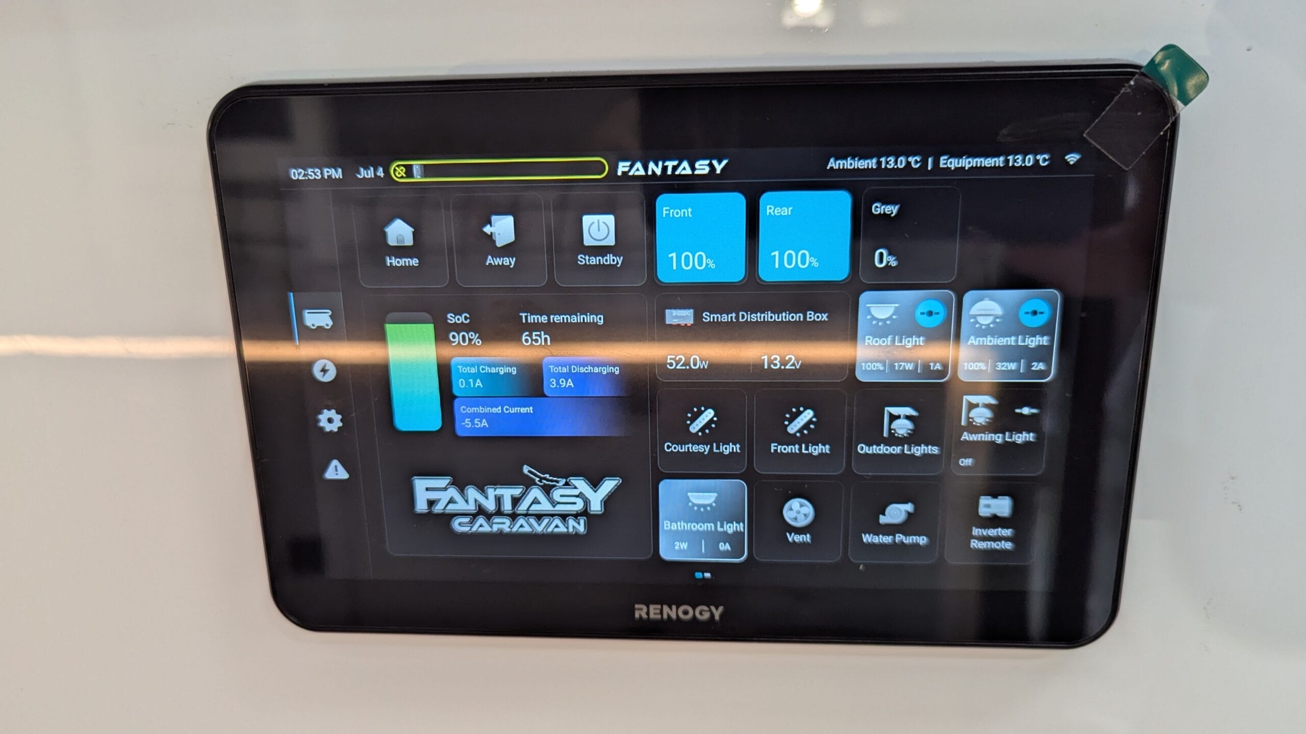 Interior of Fantasy Caravan FD-13D