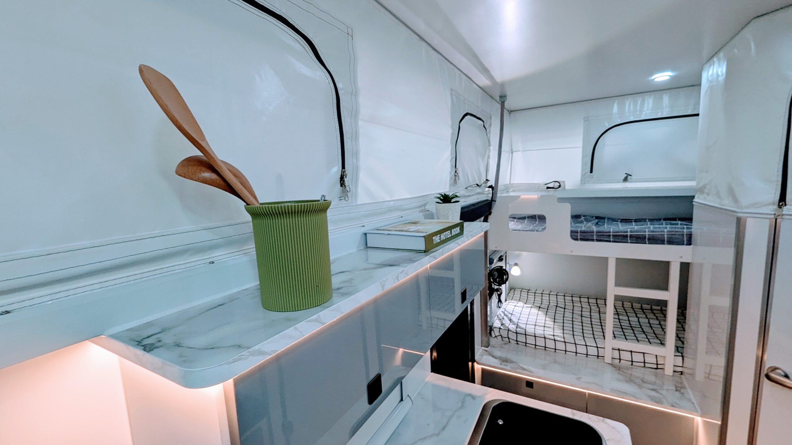 Interior of Fantasy Caravan FD-13D